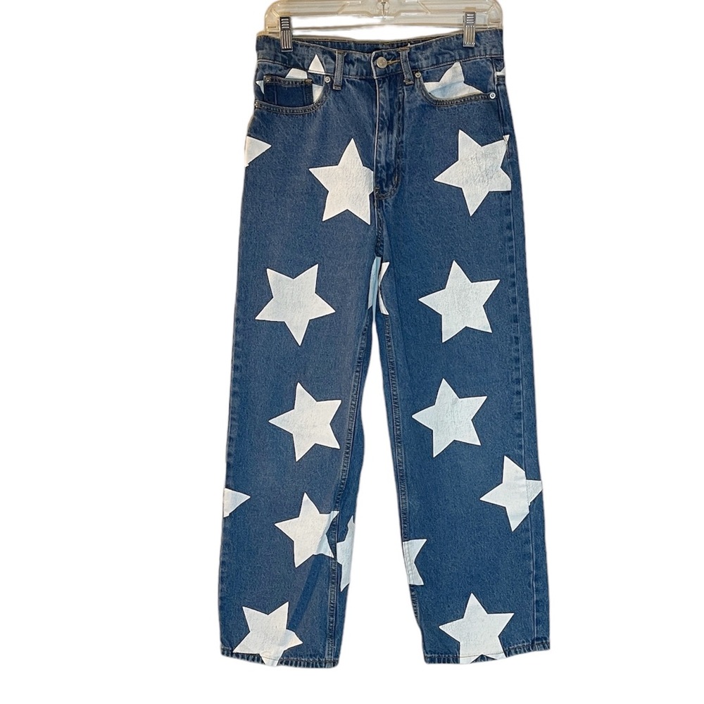 BDG Low-Rise Tapered Baggy Jean - Star Print - Picture 4 of 12